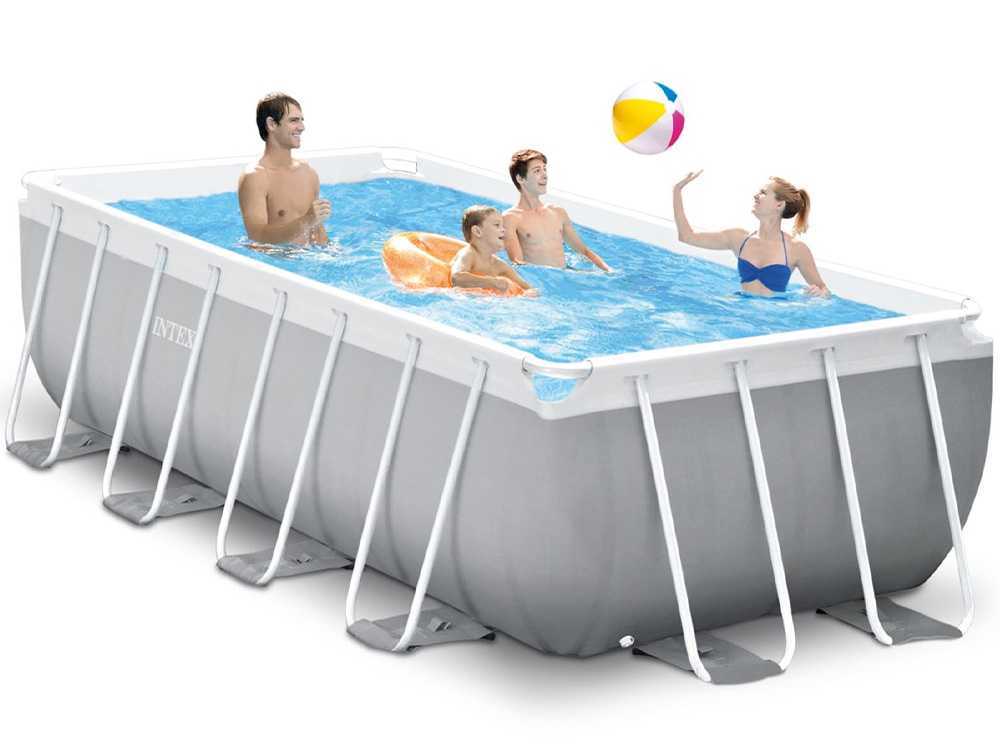 Intex Prisma Frame 26790NP – 400x200x122 cm – Aufstellpool + Filterpumpe und Poolleiter – Bild 4