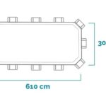 Intex Prisma Frame 26798NP – 610x305x122 cm – Ovaler Pool