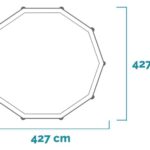 Intex Prisma Frame Clearview 26722NP – Ø427×107 cm – Runder Pool