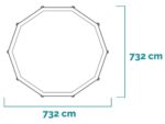 Intex Ultra XTR Frame 26340NP – Ø732×132 cm – Runder Pool