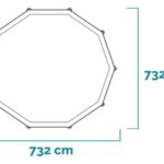Intex Ultra XTR Frame 26340NP – Ø732×132 cm – Runder Pool
