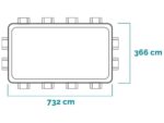 Intex Ultra XTR Frame 26364NP – 732x366x132 cm – Aufstellpool