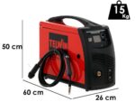 Inverter-Drahtschweißgerät Telwin Technomig 215 Dual Synergic – GAS/NO GAS-MIG-MAG, MMA und TIG