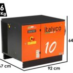 Italyco KV 10 – Schraubenkompressor – max. Druck 10 bar