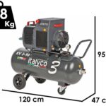 Italyco KV 3/90 – Schraubenkompressor – max. Druck 10 bar