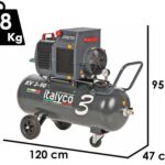 Italyco KV 3/90 T – Schraubenkompressor – Max. Druck 10 bar