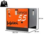 Italyco Maxi 6 – Schraubenkompressor – max. Druck 10 bar
