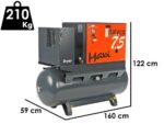 Italyco Maxi 8/270 D – Schraubenkompressor – Max. Druck 10 bar