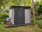 Keter Artisan grau – Gartenhaus – Mit Doppeltür – 214x218x226 cm – Bild 3