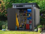 Keter Artisan grau – Gartenhaus – Mit Doppeltür – 214x218x226 cm – Bild 4