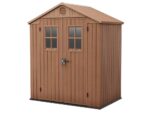 Keter Darwin braun – Gartenhaus – mit Frontfenstern – 190x122x221 cm – Bild 2