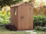 Keter Darwin braun – Gartenhaus Schuppen – mit Seitenfenster – 125×184.5×205 cm – Bild 3