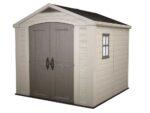 Keter Factor beige – Gartenhaus – mit Seitenfenster – 256.5x255x243 cm – Bild 2