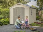 Keter Factor beige – Gartenhaus – mit Seitenfenster – 256.5x255x243 cm – Bild 3