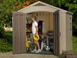 Keter Factor beige – Gartenhaus – Seitenfenster – 256.5x182x243 cm – Bild 3