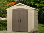Keter Factor beige – Gartenhaus – Seitenfenster – 256.5x182x243 cm – Bild 4