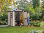 Keter Manor beige – Gartenhaus – mit Seitenfenster – 185x152x226 cm – Bild 3