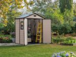 Keter Manor beige – Gartenhaus – mit Seitenfenster – 185x152x226 cm – Bild 4