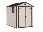 Keter Manor beige – Gartenhaus – mit Seitenfenster – 185x236x227 cm – Bild 2