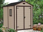 Keter Manor beige – Gartenhaus – mit Seitenfenster – 185x236x227 cm – Bild 4