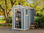 Keter Manor grau – Gartenhaus – mit Seitenfenster – 130x192x198 cm – Bild 4