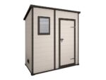Keter Manor Pent beige – Gartenhaus – Mit Frontfenster – 183.5x111x200.5 cm – Bild 2