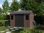Keter Newton plus 7511/1175 – Gartenhaus – Mit Doppeltür und Fenstern – 230x350x246 cm – Bild 2