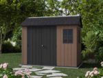 Keter Newton plus 759/975 – Gartenhaus – Mit zweiflügeliger Tür und Fenstern – 230x287x246 cm – Bild 2