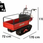Kettendumper Benassi M503H – Hydraulischer, erweiterbarer Dumperkasten – Tragfähigkeit 550 kg