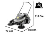 Kärcher KM 70/25 C Bp 2SB – Akku-Handkehrmaschine mit Fangkorb – 36V – SOLO – OHNE AKKU UND LADEGERÄT