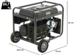 Kärcher Pro PGG 6/1 – Benzin-Stromerzeuger 5.5 kW auf Rädern – Dauerleistung 5 kW – 230V