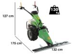 Lampacrescia MGM FC 130 – Mehrzweckgerät Balkenmäher – Honda GX390