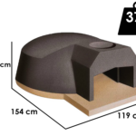 Linea VZ Amalfi – Einbau-Holzbackofen mit Backraum 107 cm – Backkapazität 5 Pizzas
