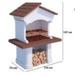 Linea VZ Canarie – Grillkamin für Brennholz/Holzkohle