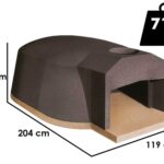 Linea VZ Ercolano – Einbau-Holzbackofen mit Backraum 107×160 cm – Backkapazität 8 Pizzen