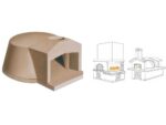 Linea VZ F1 – Einbau-Holzbackofen mit Backraum Ø 85 cm – Kapazität 3 Pizzas – Bild 2