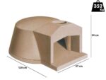 Linea VZ F1 – Einbau-Holzbackofen mit Backraum Ø 85 cm – Kapazität 3 Pizzas