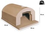 Linea VZ F4 – Holzbackofen mit Backfläche 56×61 cm – Backkapazität 2 Pizzas