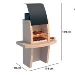 Linea VZ Formentera – Grillkamin für Brennholz/Holzkohle