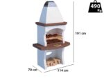 Linea VZ Gallipoli – Grillkamin für Brennholz und Holzkohle