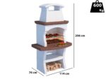 Linea VZ Maiorca – Grillkamin für Holz/Holzkohle