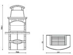Linea VZ Maiorca – Grillkamin für Holz/Holzkohle – Bild 4