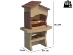 Linea VZ Minorca – Grillkamin für Brennholz/Holzkohle