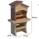 Linea VZ Minorca – Grillkamin für Brennholz/Holzkohle