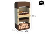 Linea VZ Monopoli – Grillkamin für Brennholz/Holzkohle