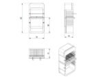 Linea VZ Monopoli – Grillkamin für Brennholz/Holzkohle – Bild 3