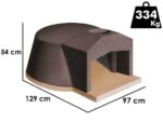 Linea VZ Napoli – Einbau-Holzbackofen mit Backraum Ø 85 cm – Backkapazität 3 Pizzas