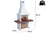 Linea VZ Panarea – Grillkamin für Brennholz/Holzkohle