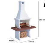 Linea VZ Panarea – Grillkamin für Brennholz/Holzkohle