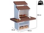 Linea VZ Portocervo – Grillkamin – für Holz und Holzkohle